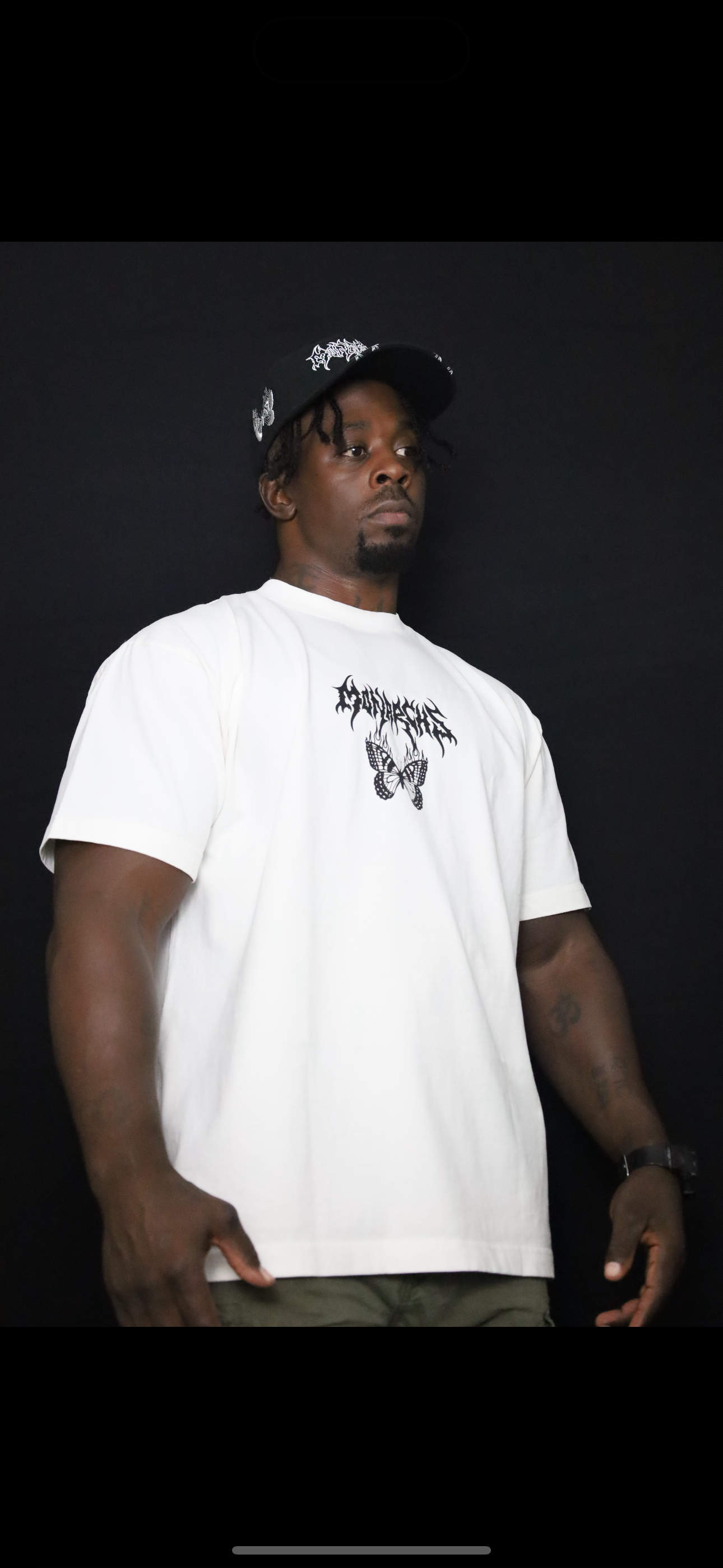 "I AM" - OVERSIZED TEE (WHITE)
