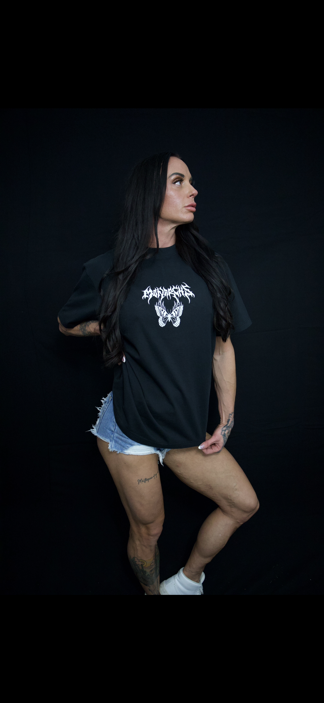 "I AM" - OVERSIZED TEE (BLACK)