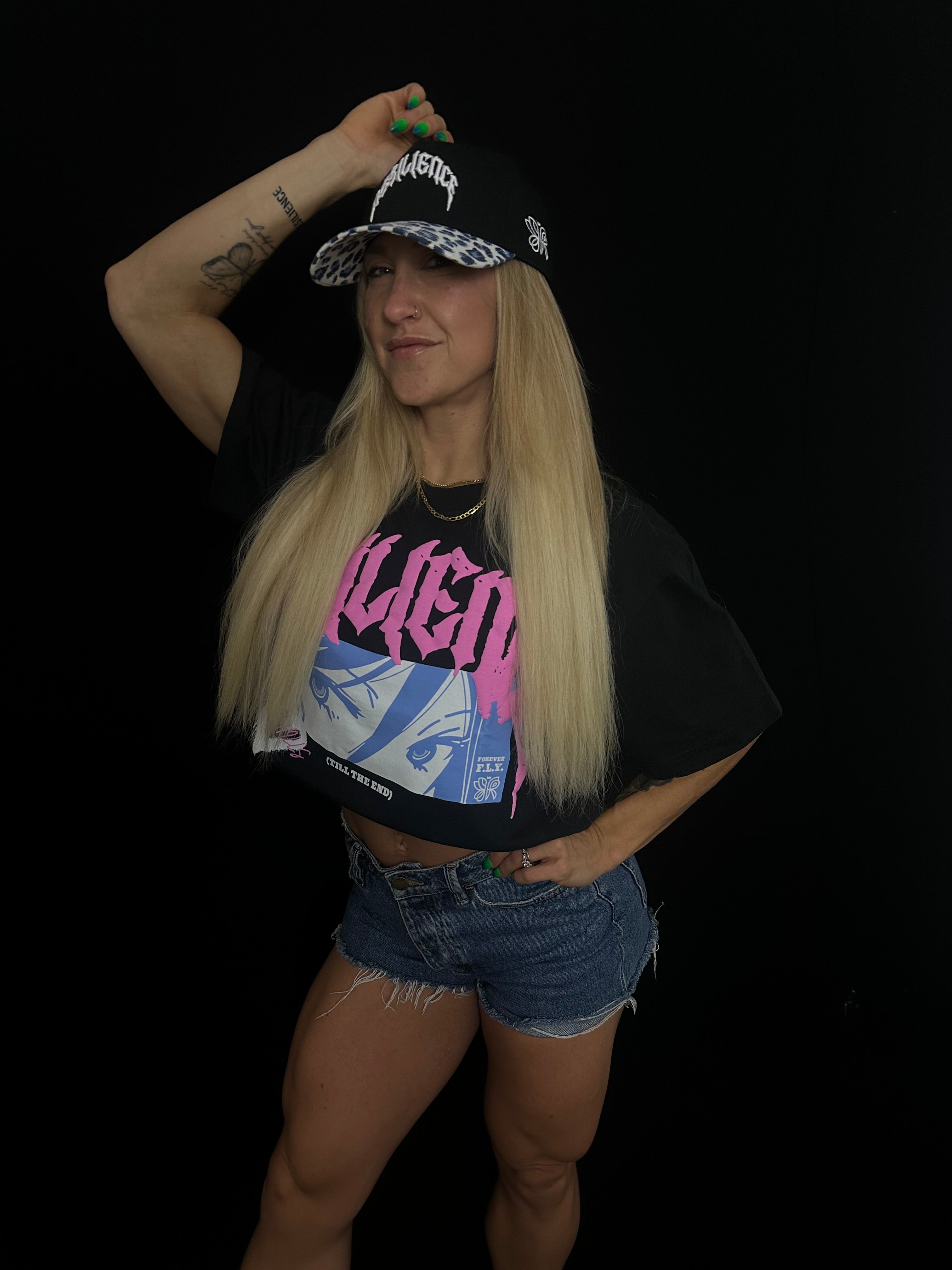 "LOVE KILLS" - OVERSIZED TEE (BLACK)