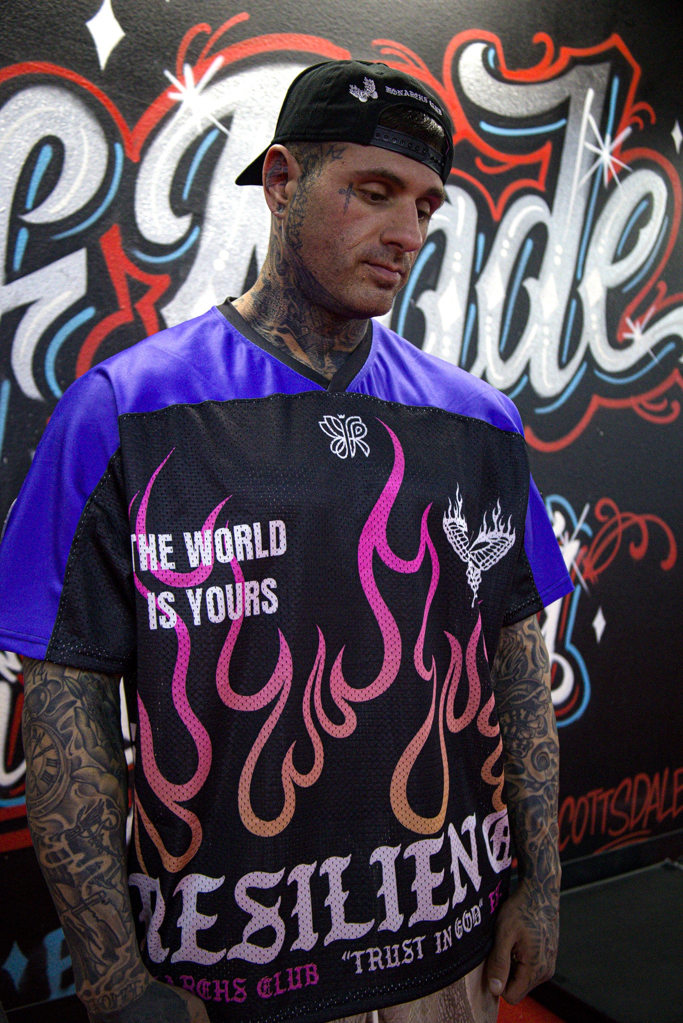 "AMOR FATI" - Resilience Football Jersey (Oversized/ Crop)