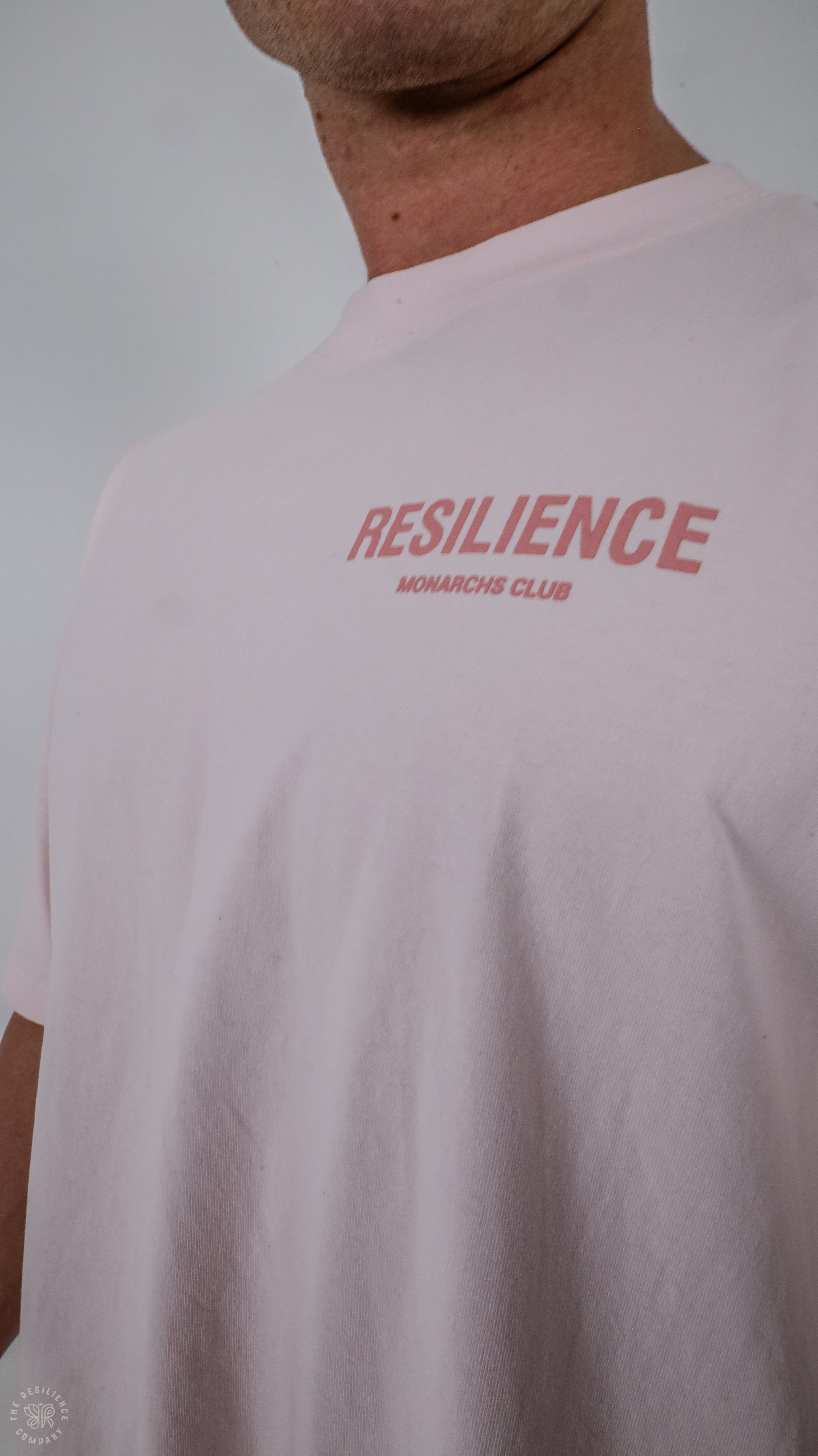 Monarchs Club Oversized Tee | PINK/PINK