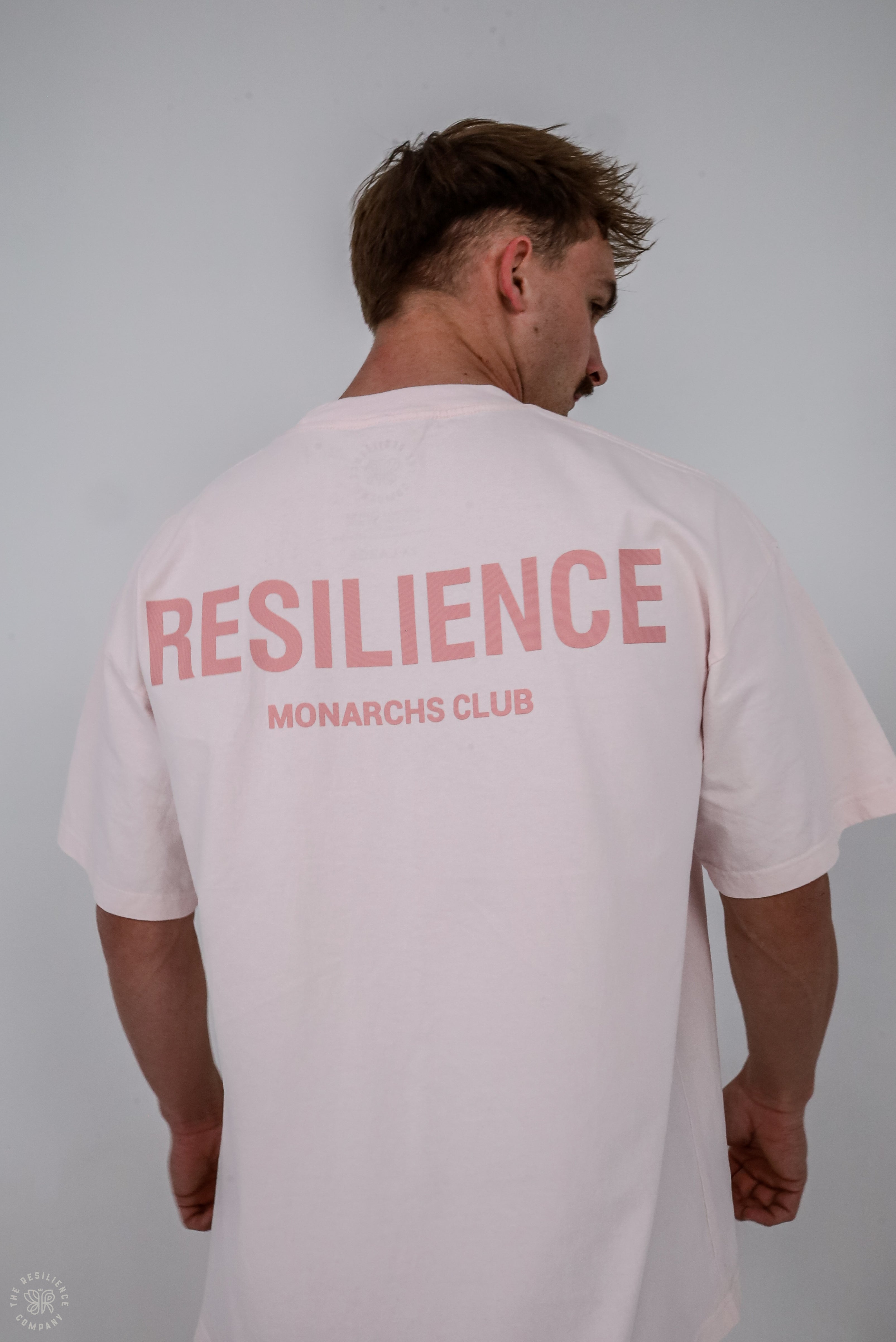 Monarchs Club Oversized Tee | PINK/PINK