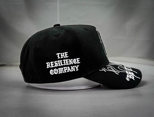 "BE THE LIGHT" 5 PANEL SNAPBACK HAT IN BLACK