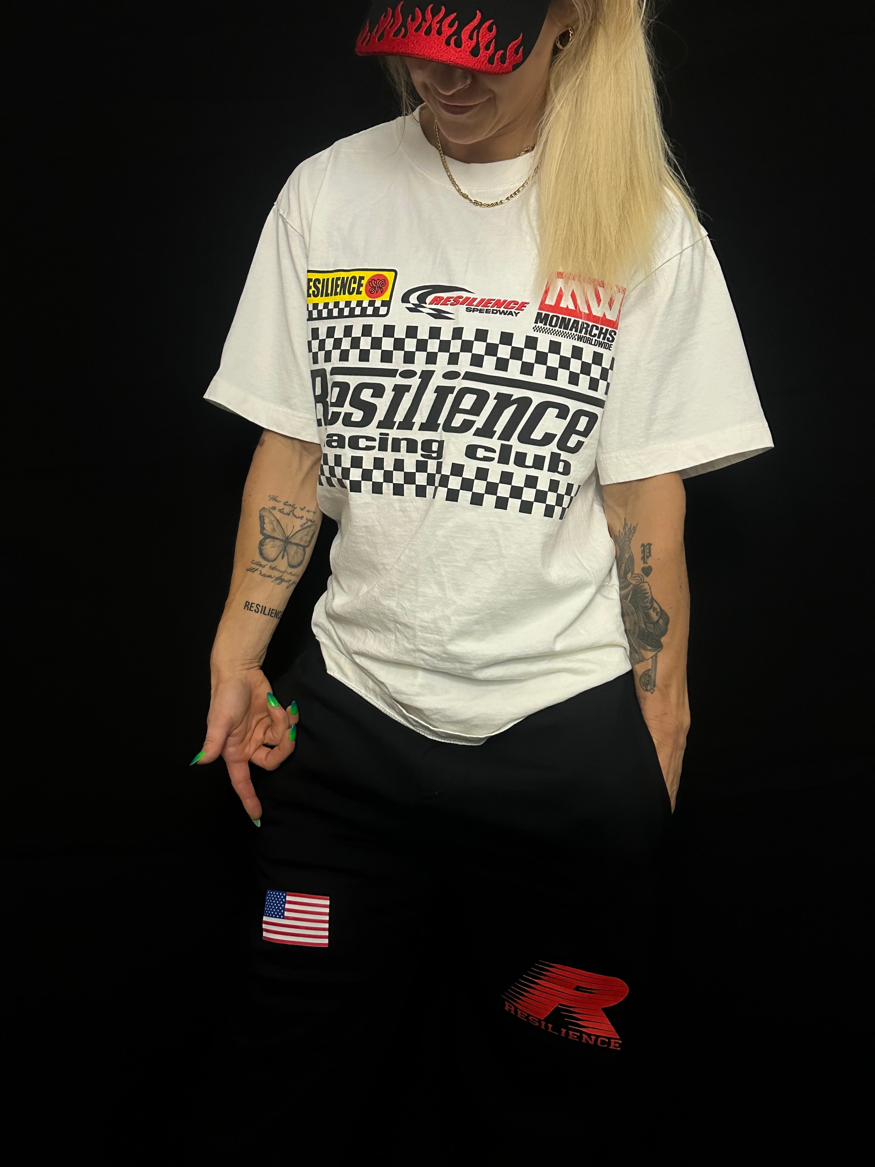 "MIRACLE MILE" - OVERSIZED TEE (BLACK)