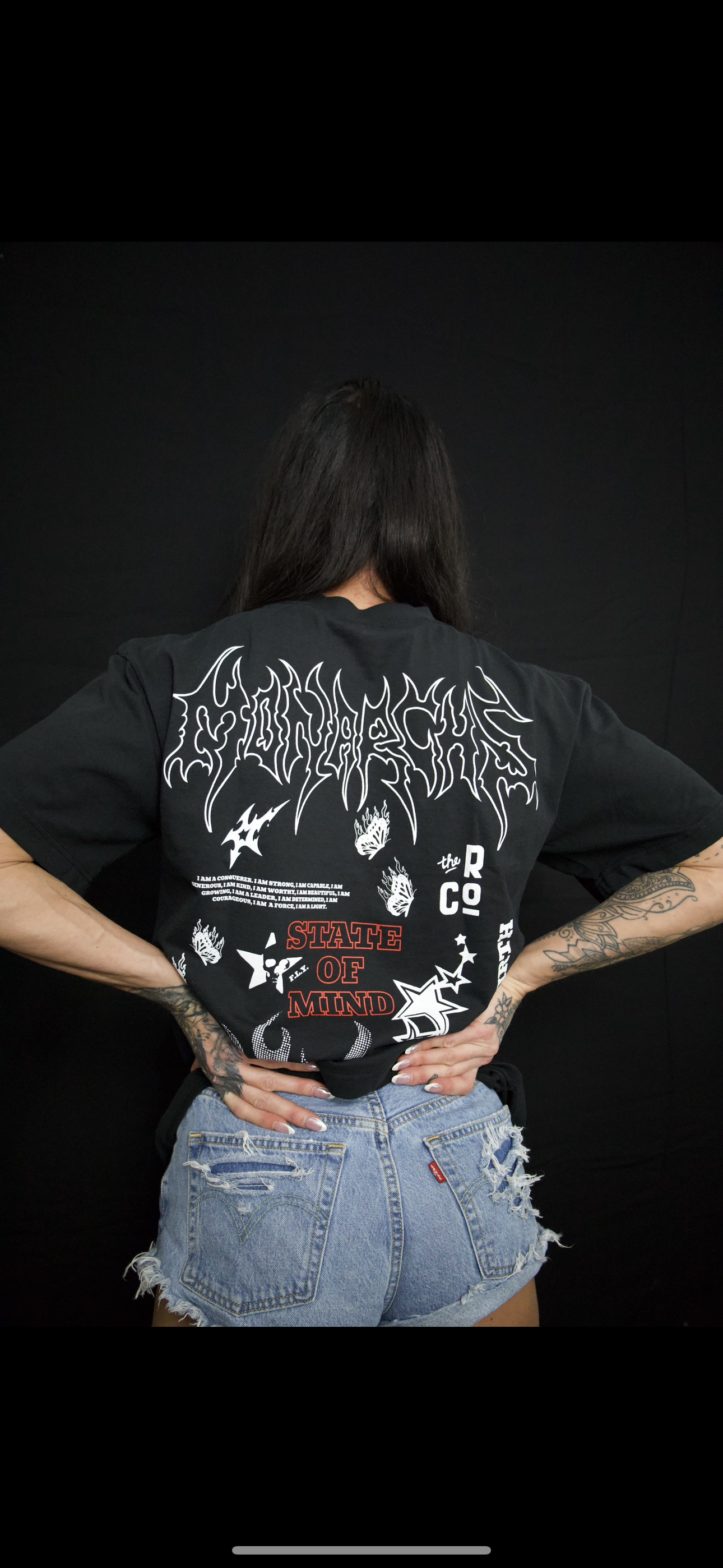 "I AM" - OVERSIZED TEE (BLACK)