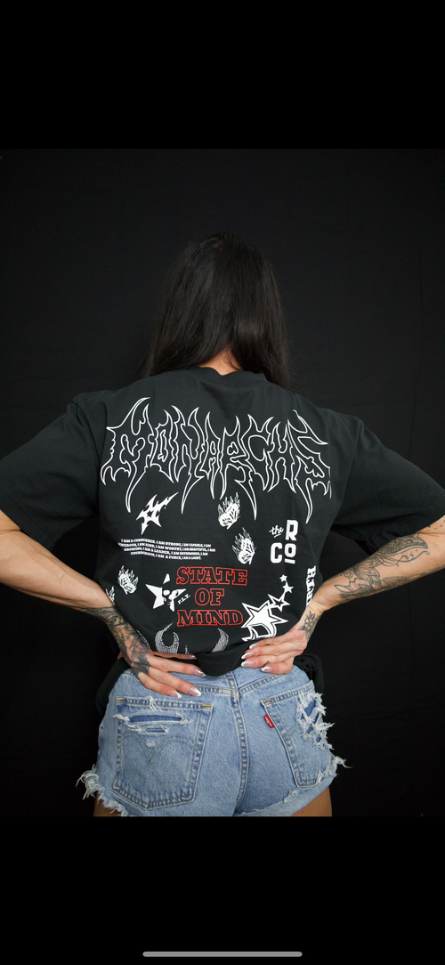 "I AM" - OVERSIZED TEE (BLACK)