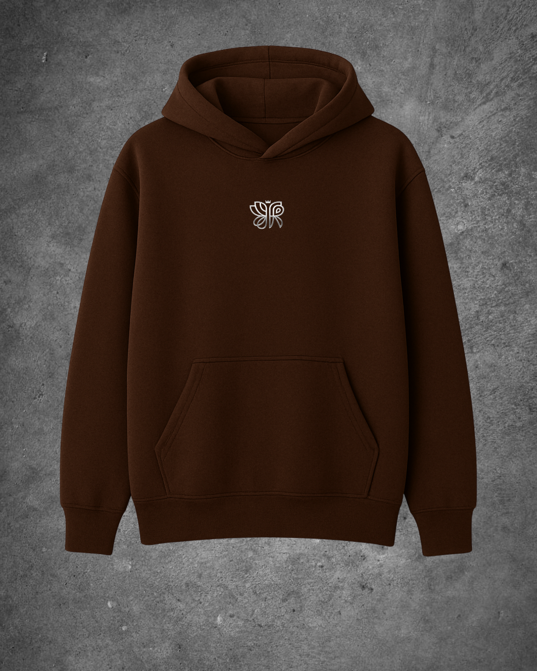 SAD BOYS SMILE AGAIN - HEAVYWEIGHT HOODIE (BROWN)