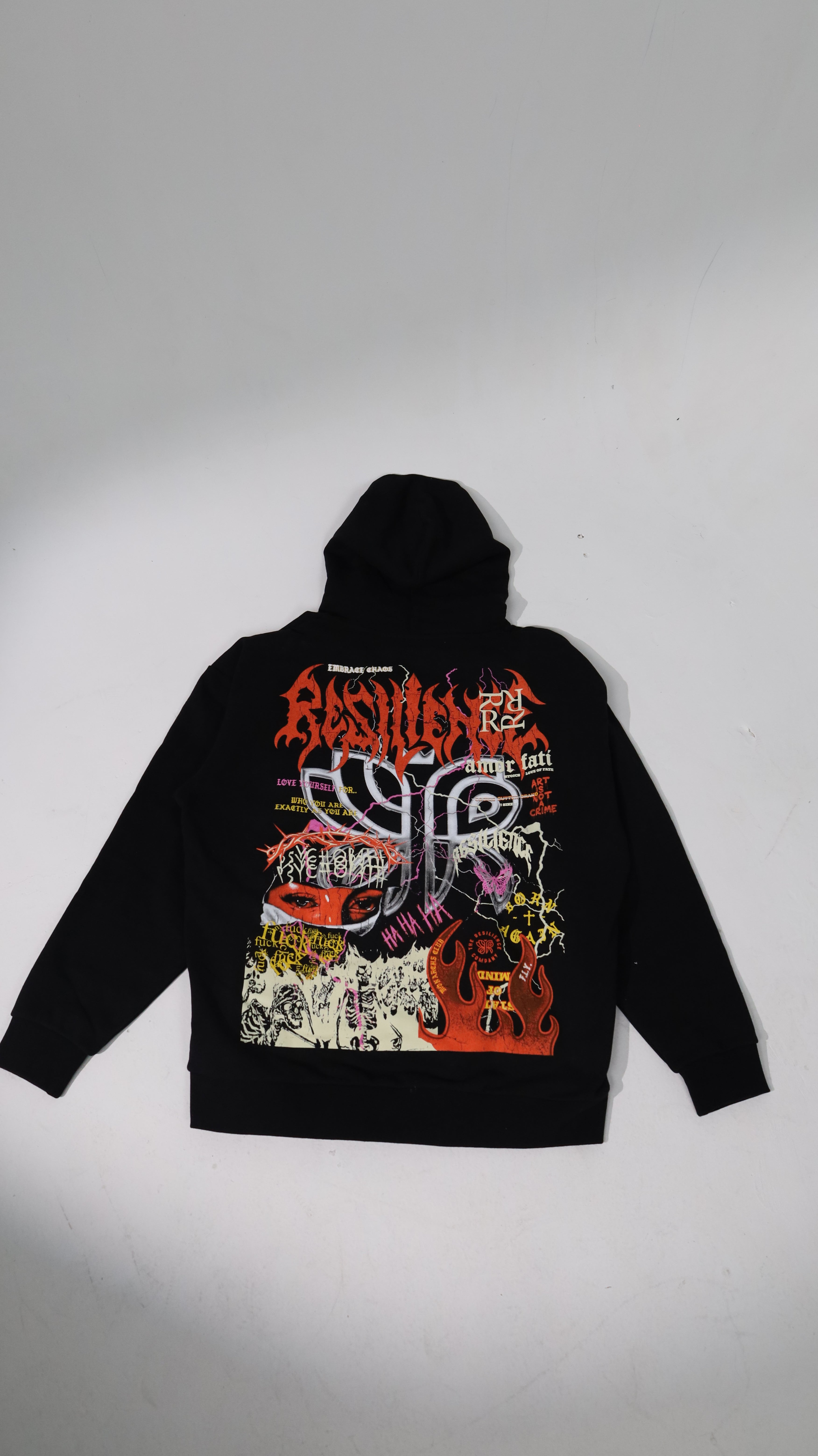 SAD BOYS SMILE AGAIN - HEAVYWEIGHT HOODIE (BLACK)
