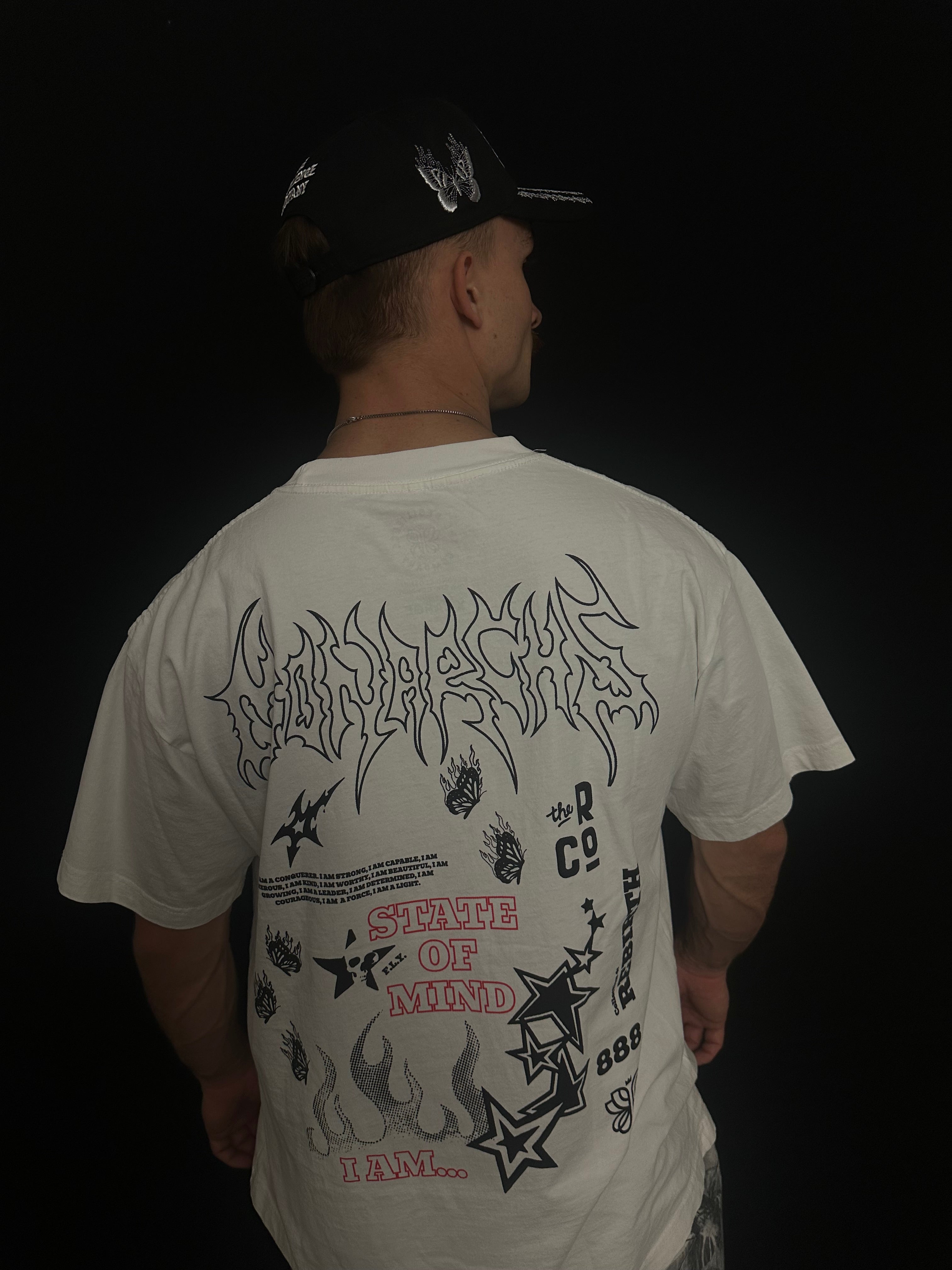 "I AM" - OVERSIZED TEE (WHITE)