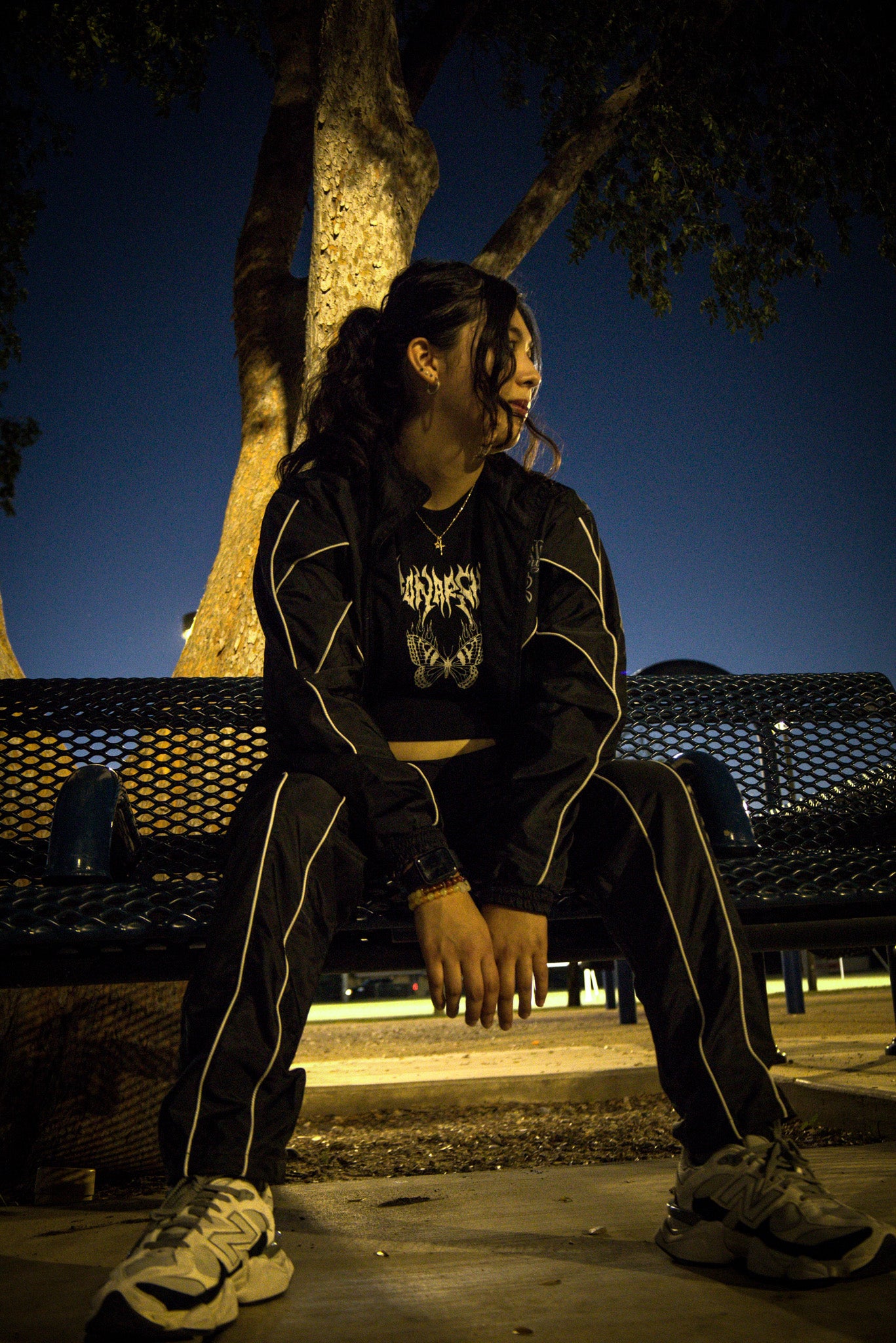 Black Pearl- (Nylon Tracksuit) *RARE 8 TOTAL MADE*