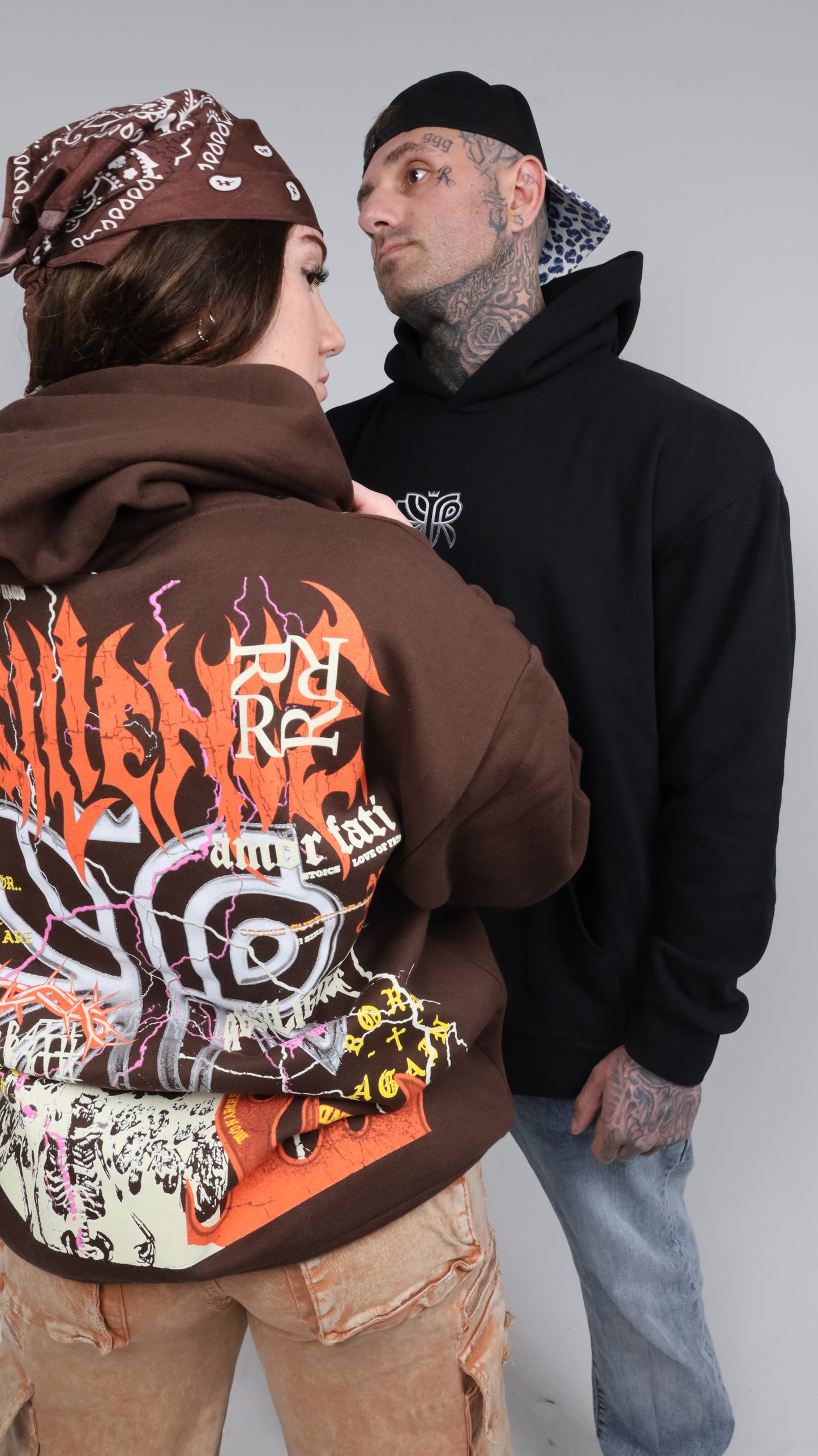 SAD BOYS SMILE AGAIN - HEAVYWEIGHT HOODIE (BROWN)