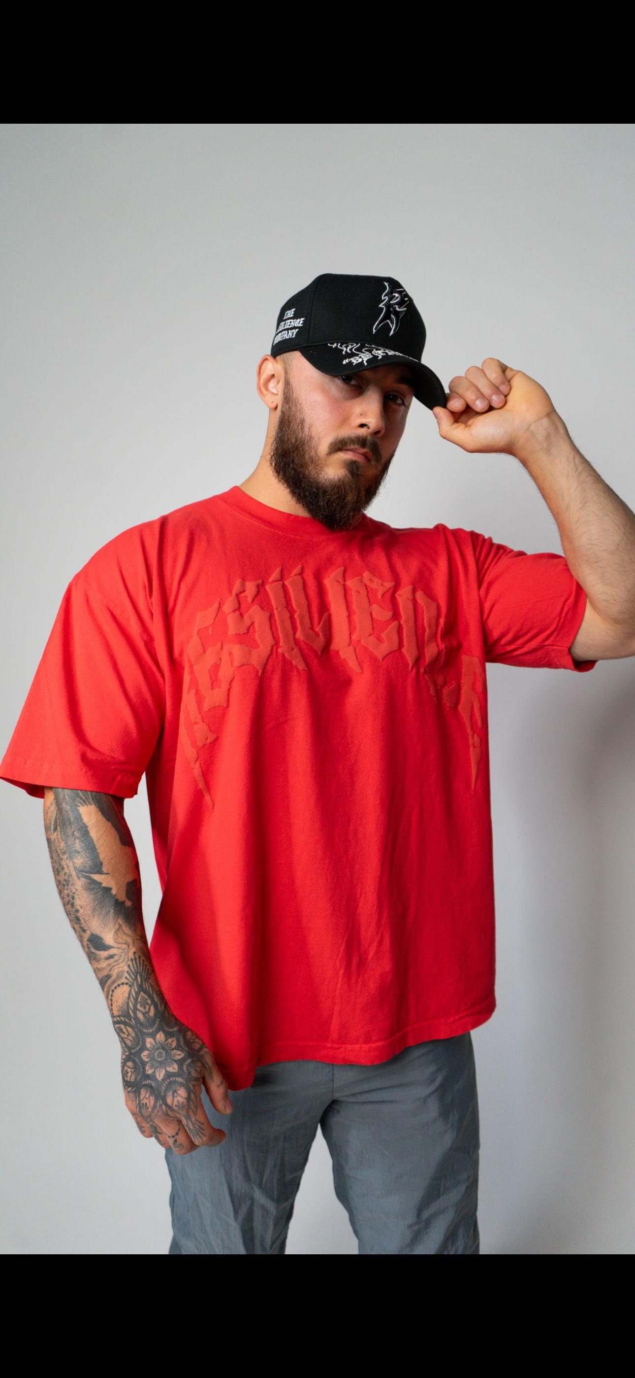 LEGACY PUFF- RED (TONE IN TONE)
