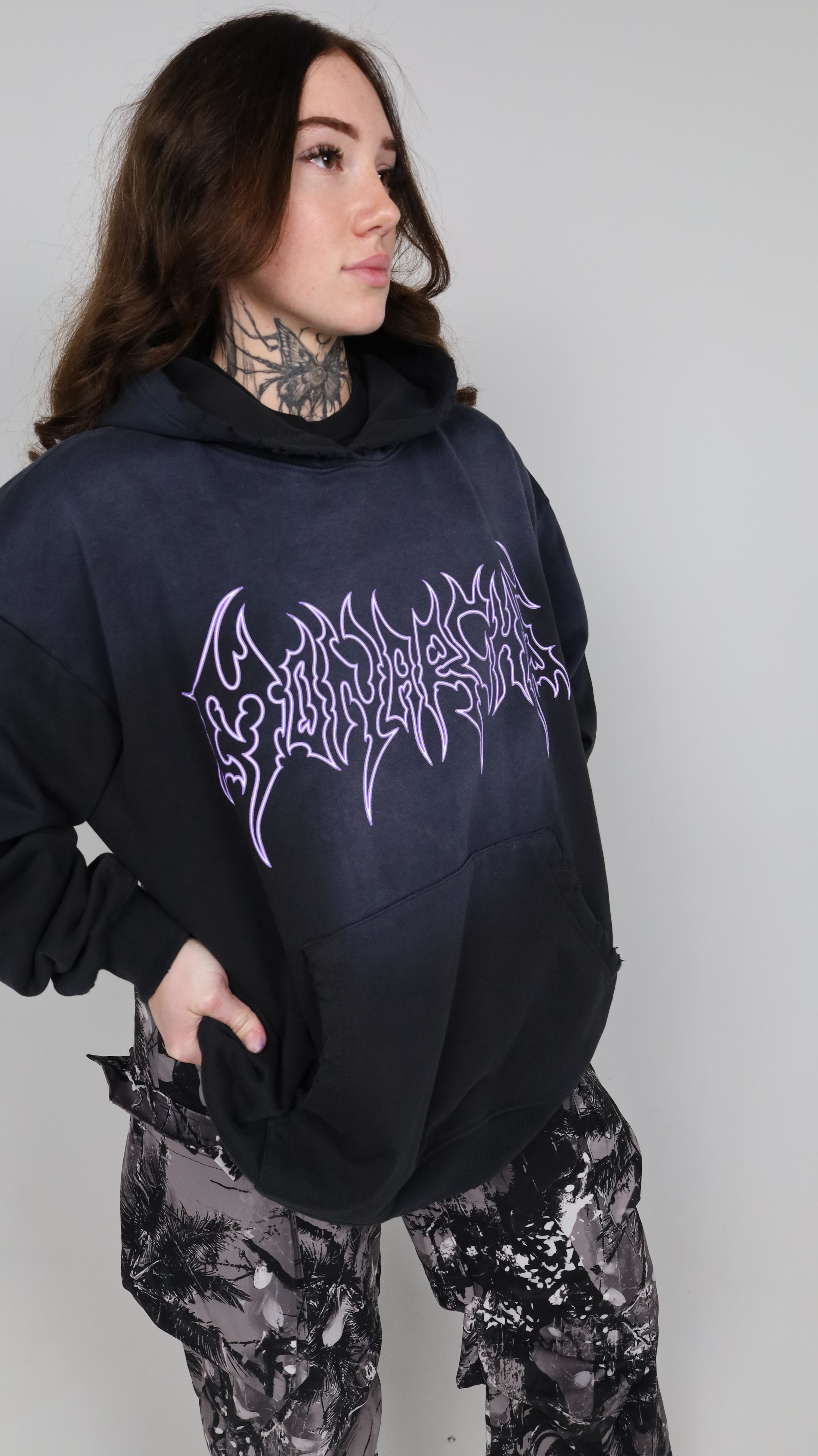 WALK THROUGH FIRE - LUXURY POTASSIUM WASHED HOODIE (1 of 8 MADE)