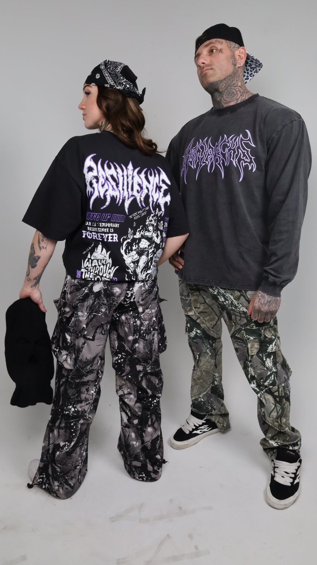 WALK THROUGH FIRE - LONGSLEEVE (VINTAGE BLACK)