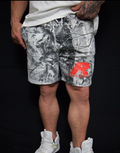RESILIENCE RACING - VINTAGE TREE CAMO SHORTS (FRENCH TERRY)