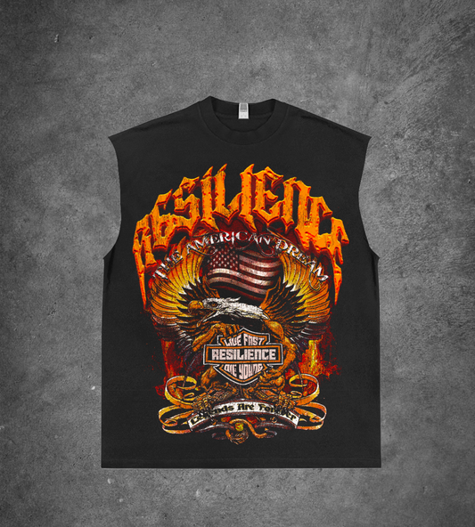 "Live Fast" -CUT OFF (BLACK)