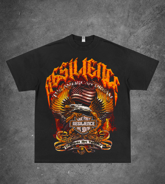 "Live Fast" -Oversized Tee (BLACK)