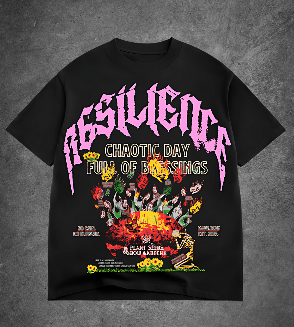 CHAOTIC DAY FULL OF BLESSINGS- BLACK