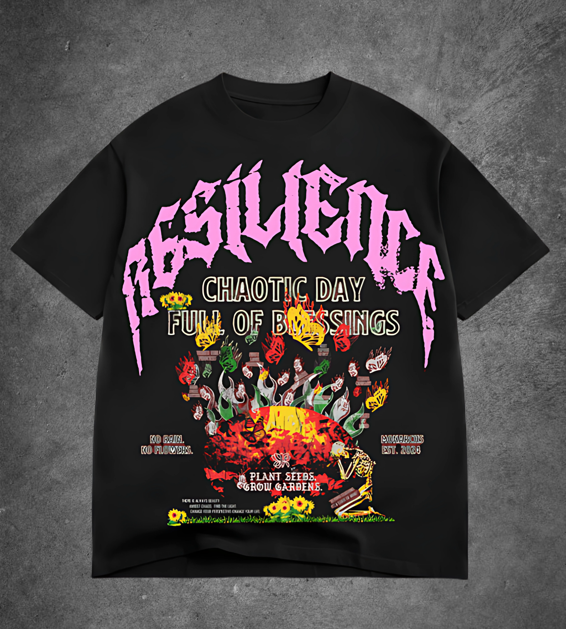 CHAOTIC DAY FULL OF BLESSINGS- BLACK