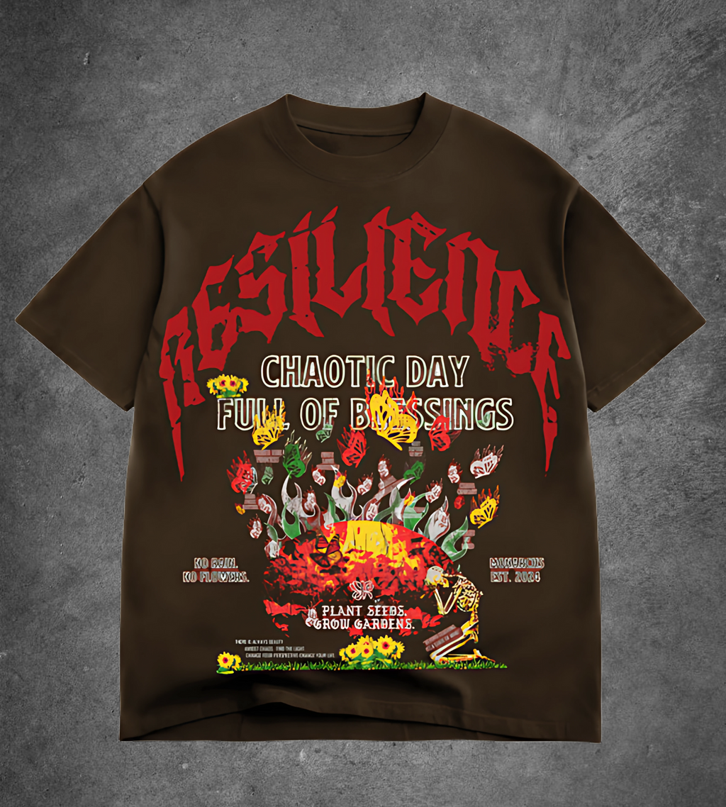 CHAOTIC DAY FULL OF BLESSINGS- BROWN