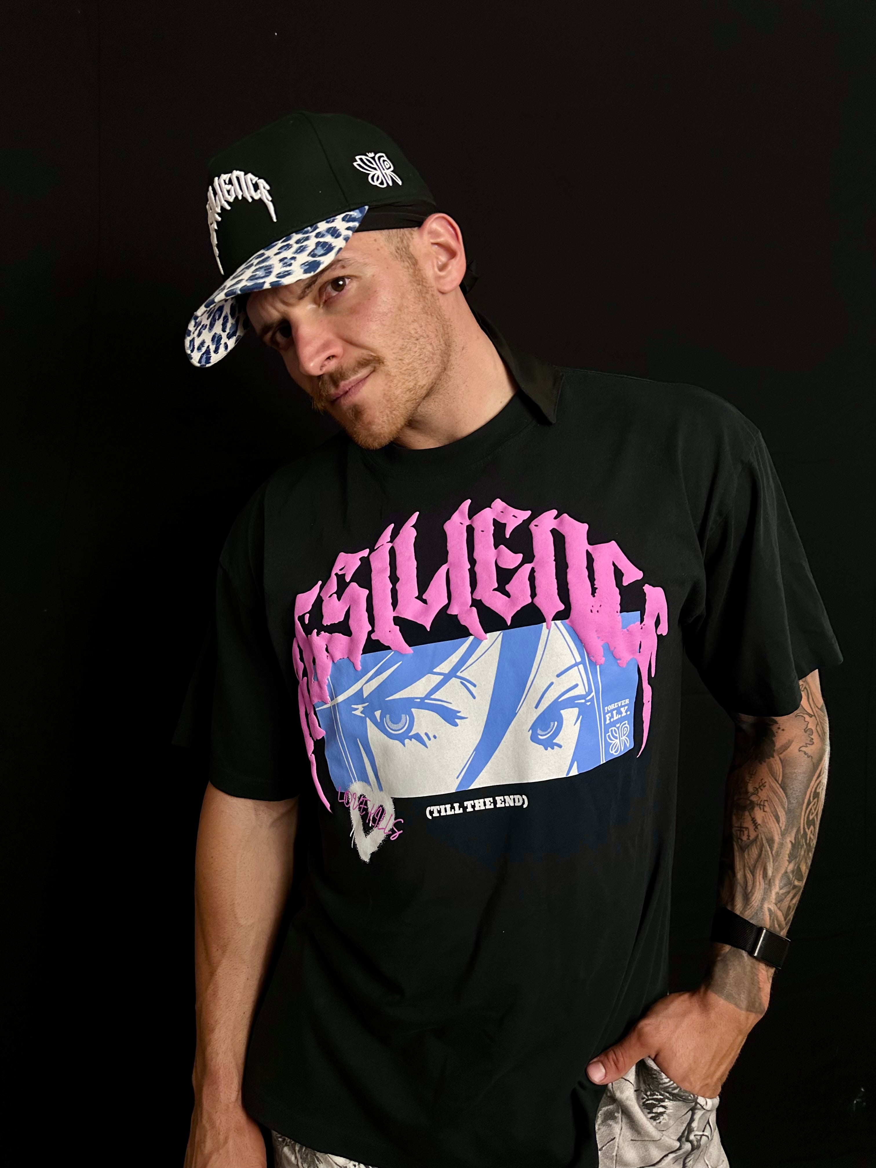 "LOVE KILLS" - OVERSIZED TEE (BLACK)