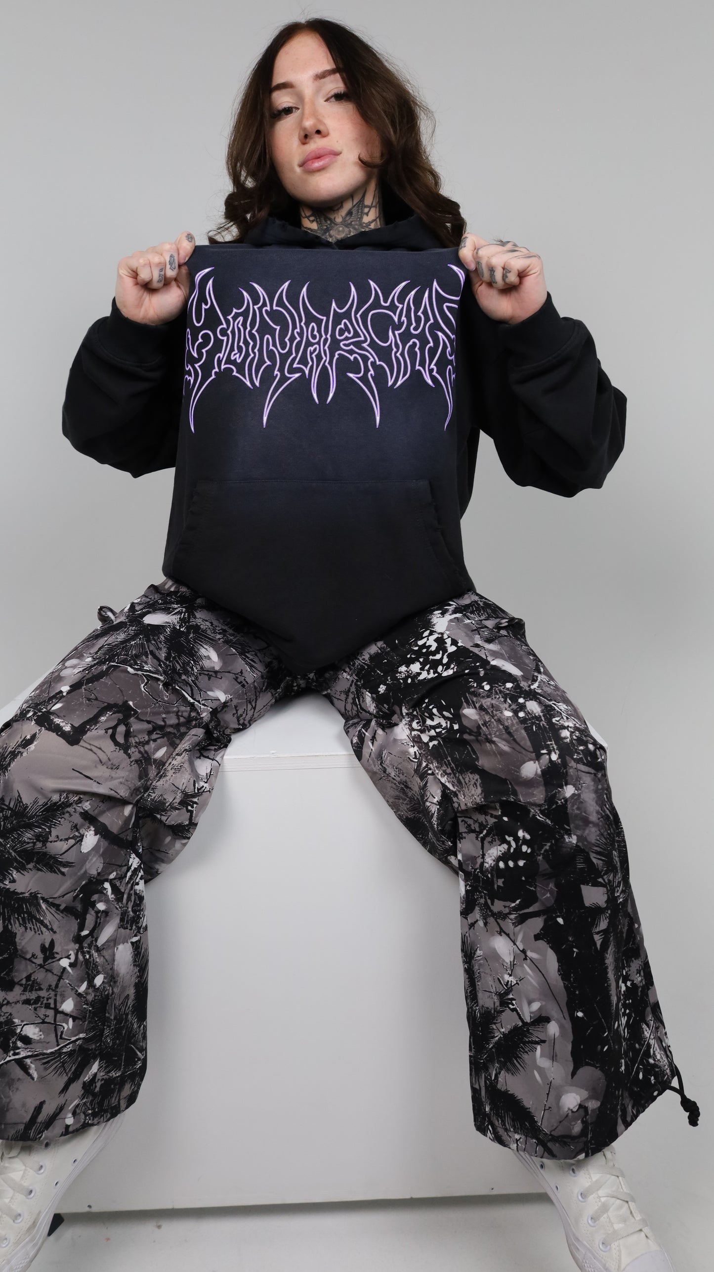 WALK THROUGH FIRE - LUXURY POTASSIUM WASHED HOODIE (1 of 8 MADE)