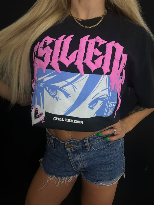 "LOVE KILLS" - OVERSIZED TEE (BLACK)