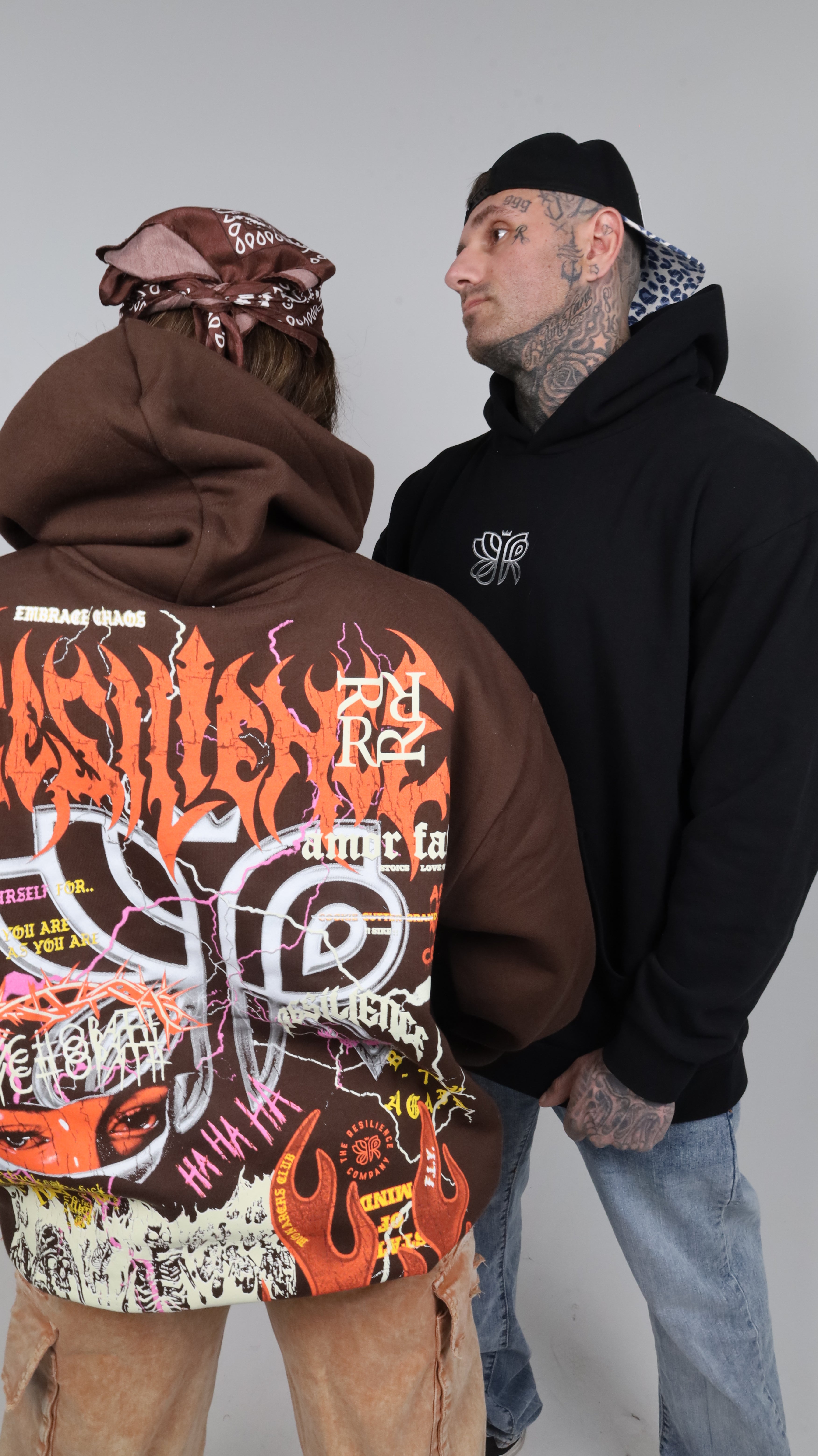 SAD BOYS SMILE AGAIN - HEAVYWEIGHT HOODIE (BROWN)