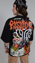 SAD BOYS SMILE AGAIN - OVERSIZE TEE  (BLACK)
