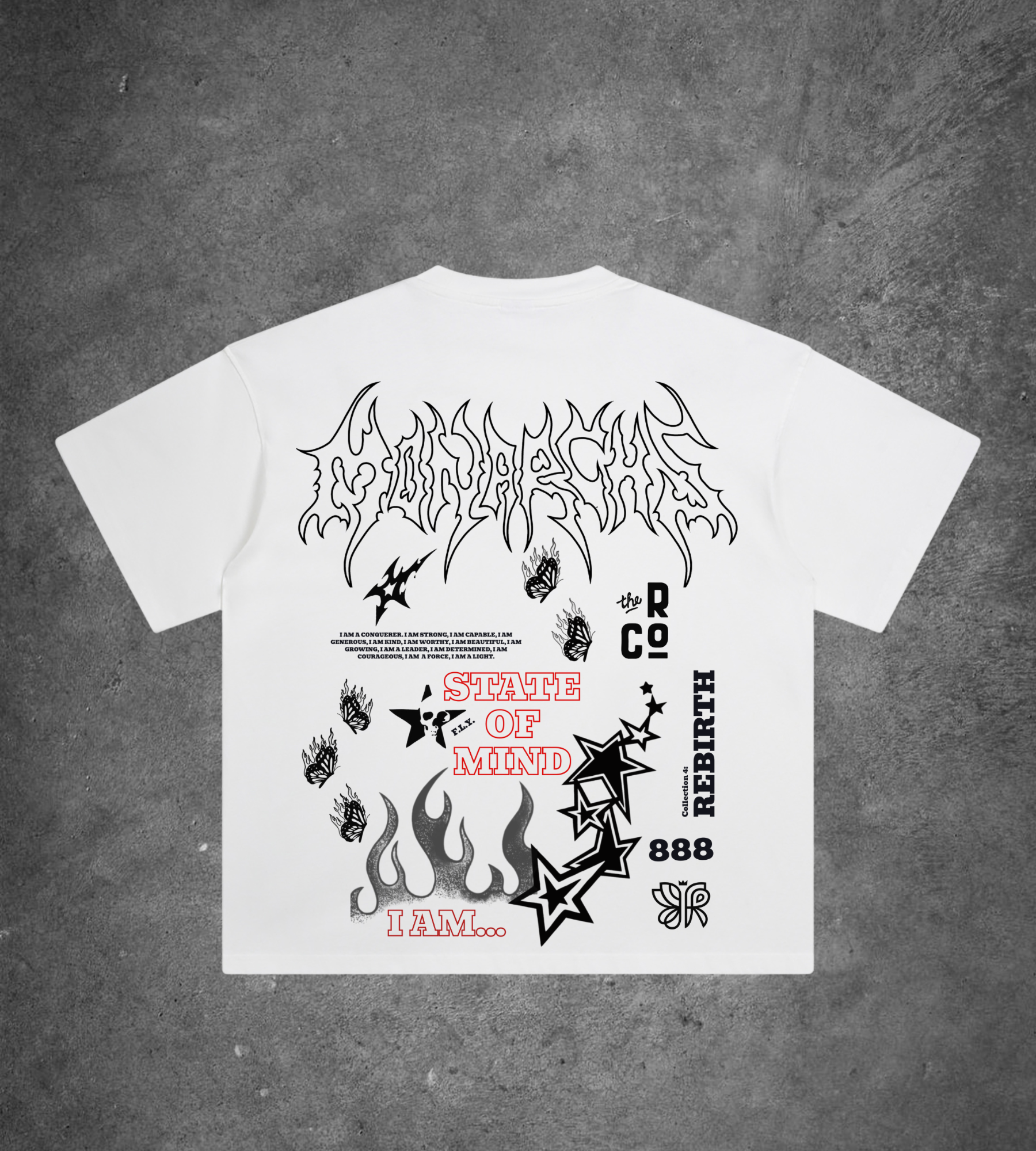 "I AM" - OVERSIZED TEE (WHITE)