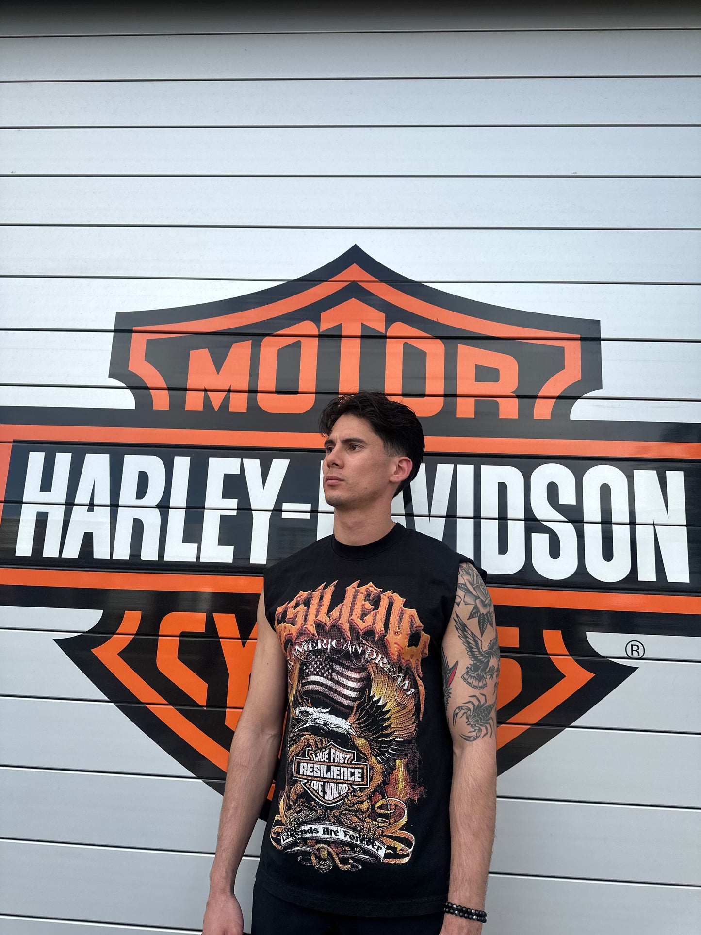 "Live Fast" -CUT OFF (BLACK)