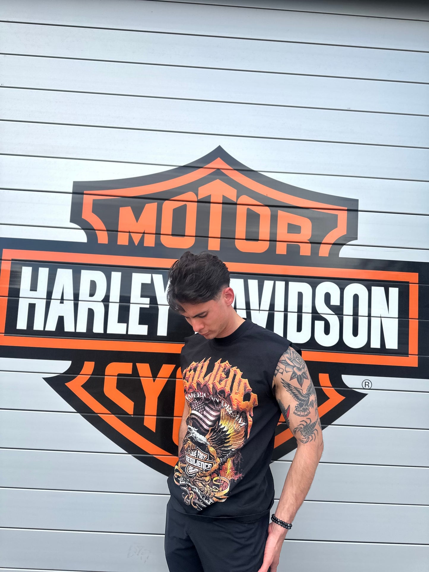 "Live Fast" -CUT OFF (BLACK)