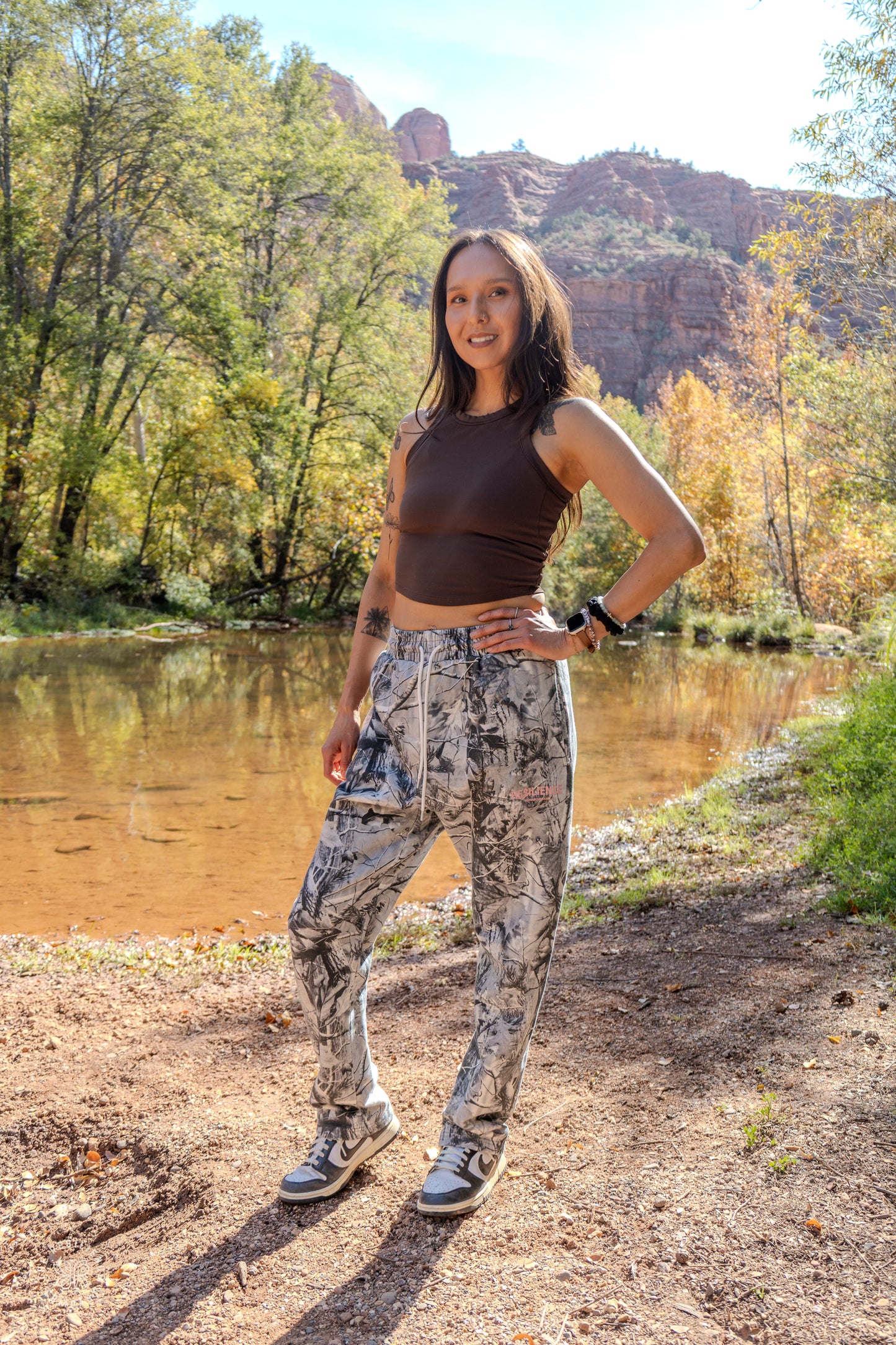 Club Sweats - White Tree Camo (PINK) *RARE ITEM 15 TOTAL MADE*