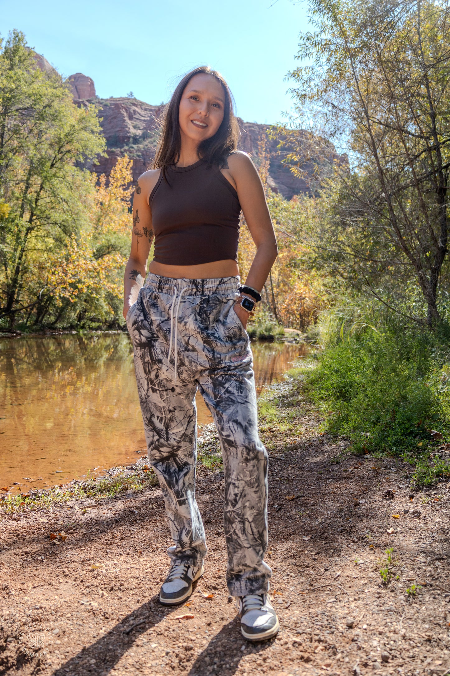 Club Sweats - White Tree Camo (PINK) *RARE ITEM 15 TOTAL MADE*