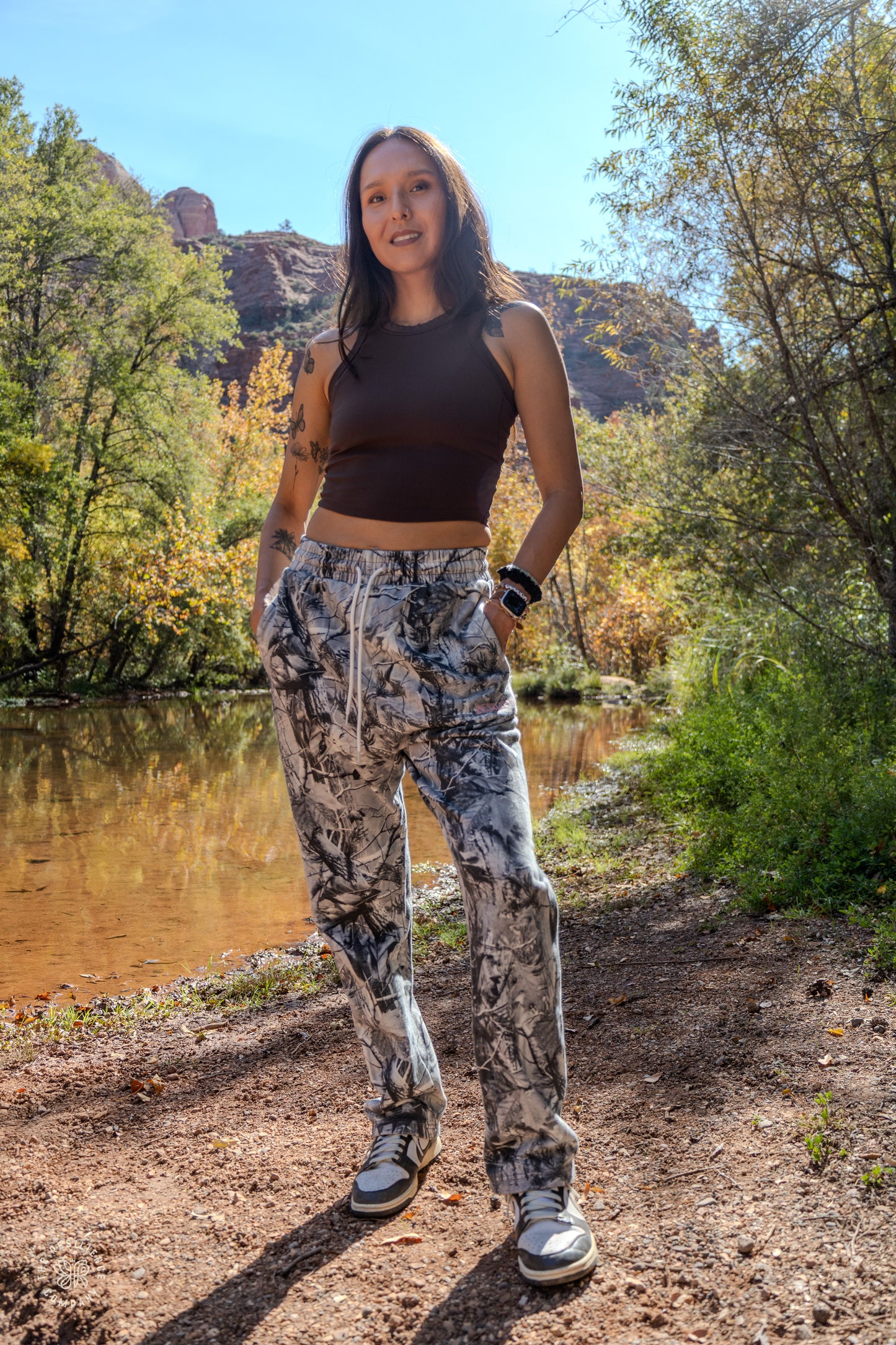 Club Sweats - White Tree Camo (PINK) *RARE ITEM 15 TOTAL MADE*