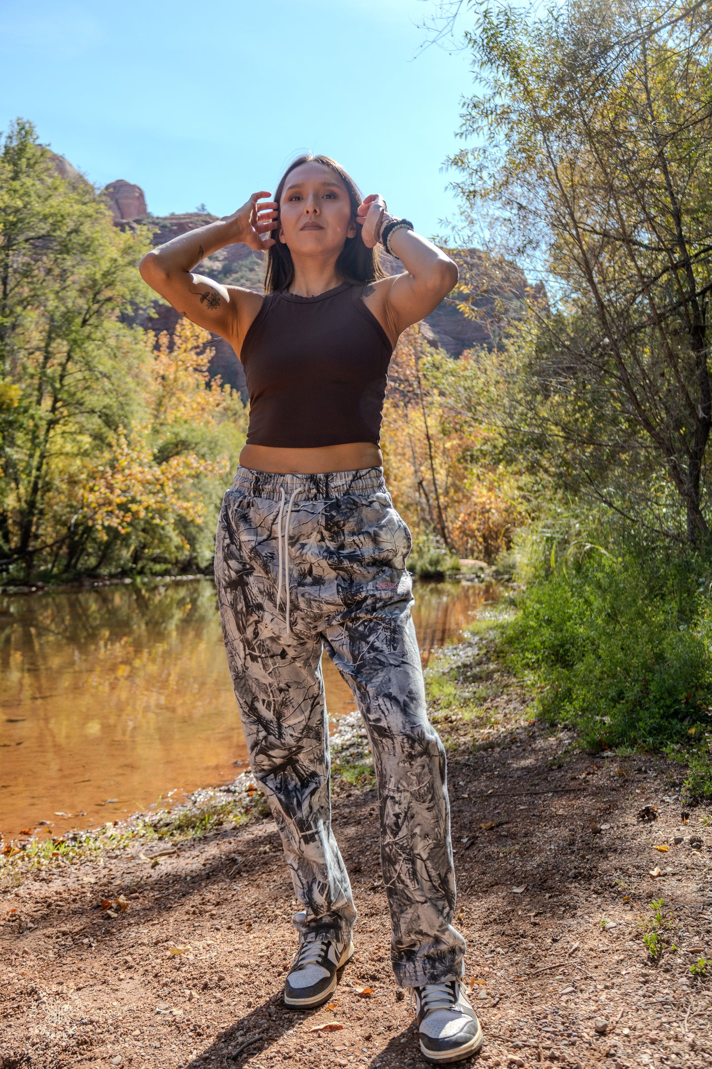 Club Sweats - White Tree Camo (PINK) *RARE ITEM 15 TOTAL MADE*