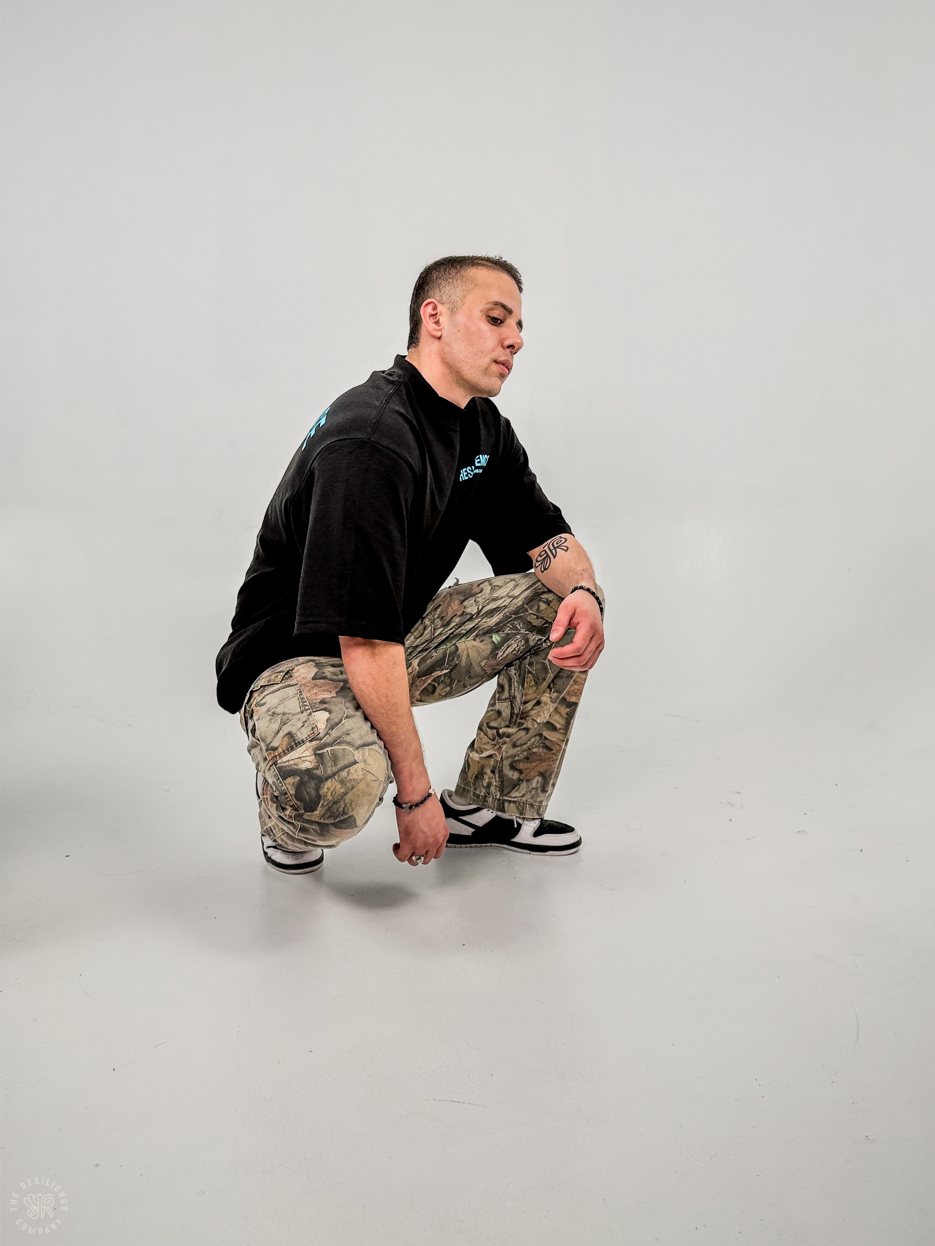 Monarchs Club -  Oversized Tee | Black / Teal