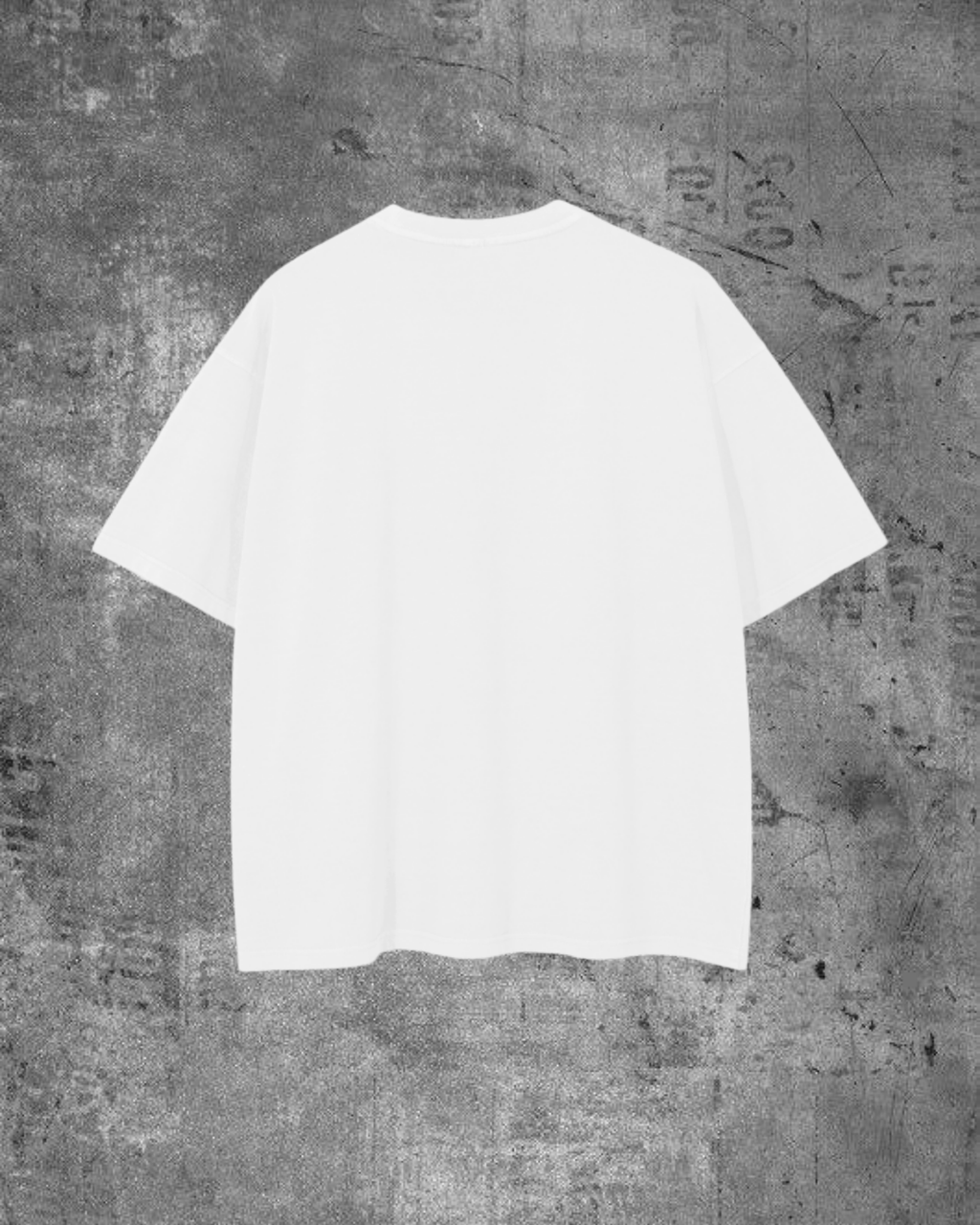 "THE PHOENIX" DROP SHOULDER TEE- VINTAGE WASH (WHITE)
