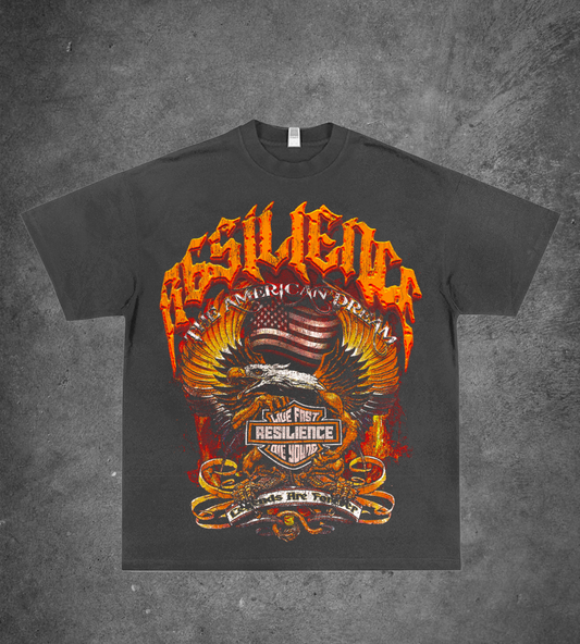 "Live Fast" -Oversized Tee (VINTAGE BLACK)