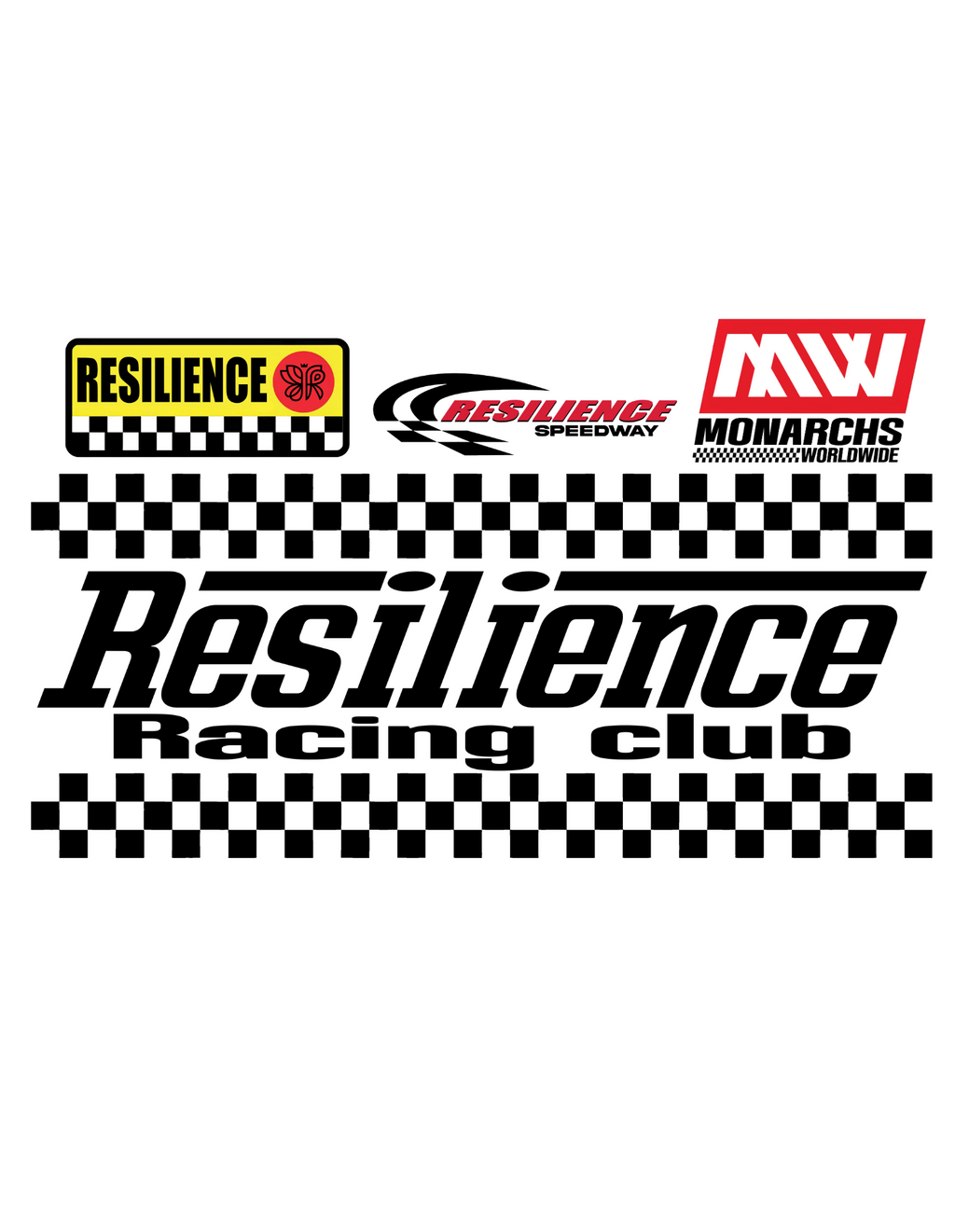 "MIRACLE MILE" - OVERSIZED TEE (BLACK)