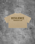 MONARCHS CLUB- WOMENS CROP (KHAKI/ BROWN)