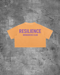 MONARCHS CLUB- WOMENS CROP (CLEMENTINE/PURPLE)