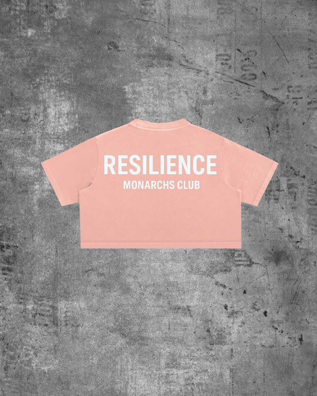 MONARCHS CLUB- WOMENS CROP (PINK/ FROST)