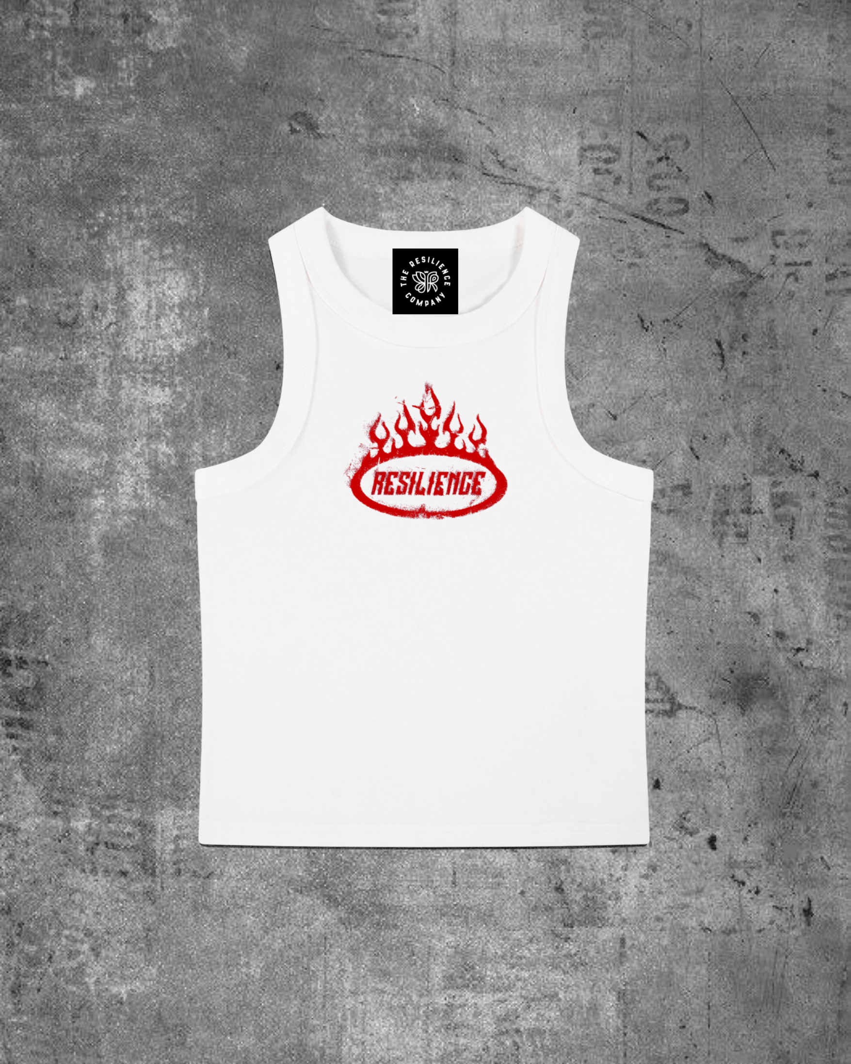 WOMENS "ETERNAL FLAME"- SNOW WASHED TANK TOP